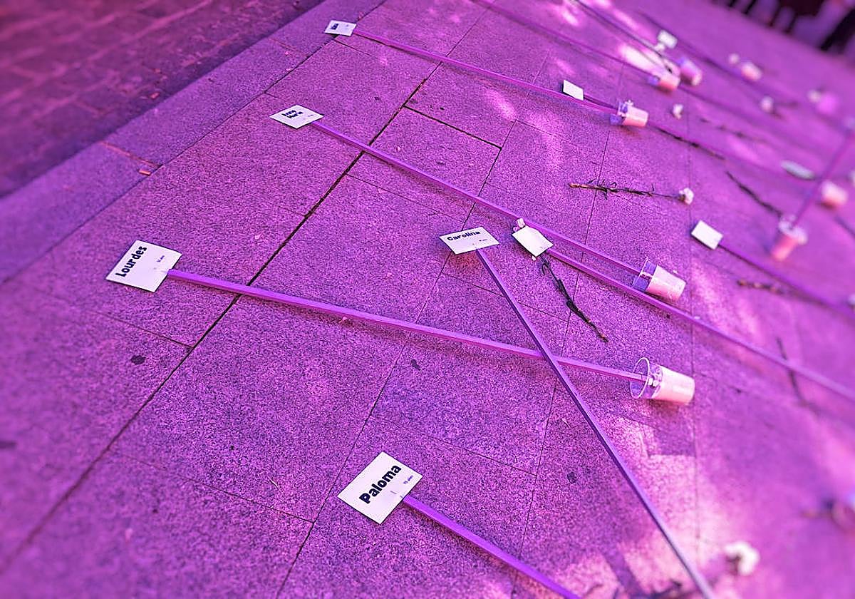 Acto por el 25N en la capital jienense.