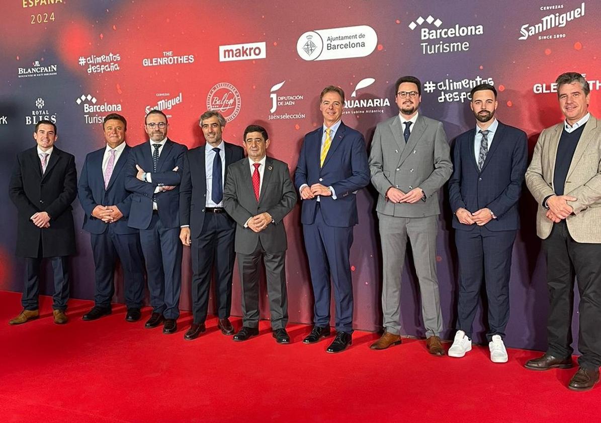 Representantes de los aceites Jaén Selección 2023, presentes en la gala.