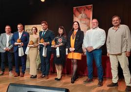 Entrega de premios a los cuatro finalistas del concurso.