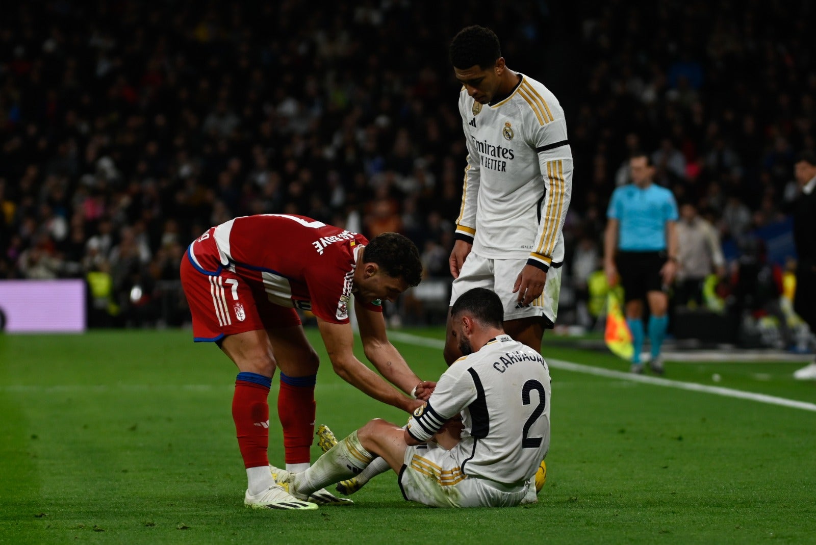 Las imágenes del Real Madrid-Granada a pie de campo