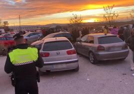 Imagen de la concentración ilegal organizada en Granada.