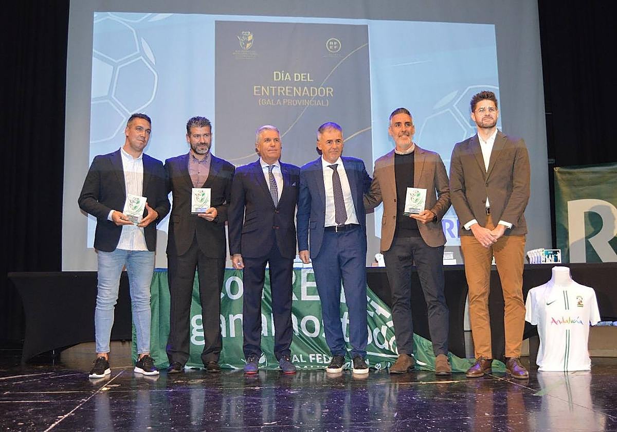 Fernando Estévez, Juan Antonio Milla y Abel Gómez, premiados.
