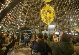 Máxima sorpresa y encanto en Motril con las luces de navidad