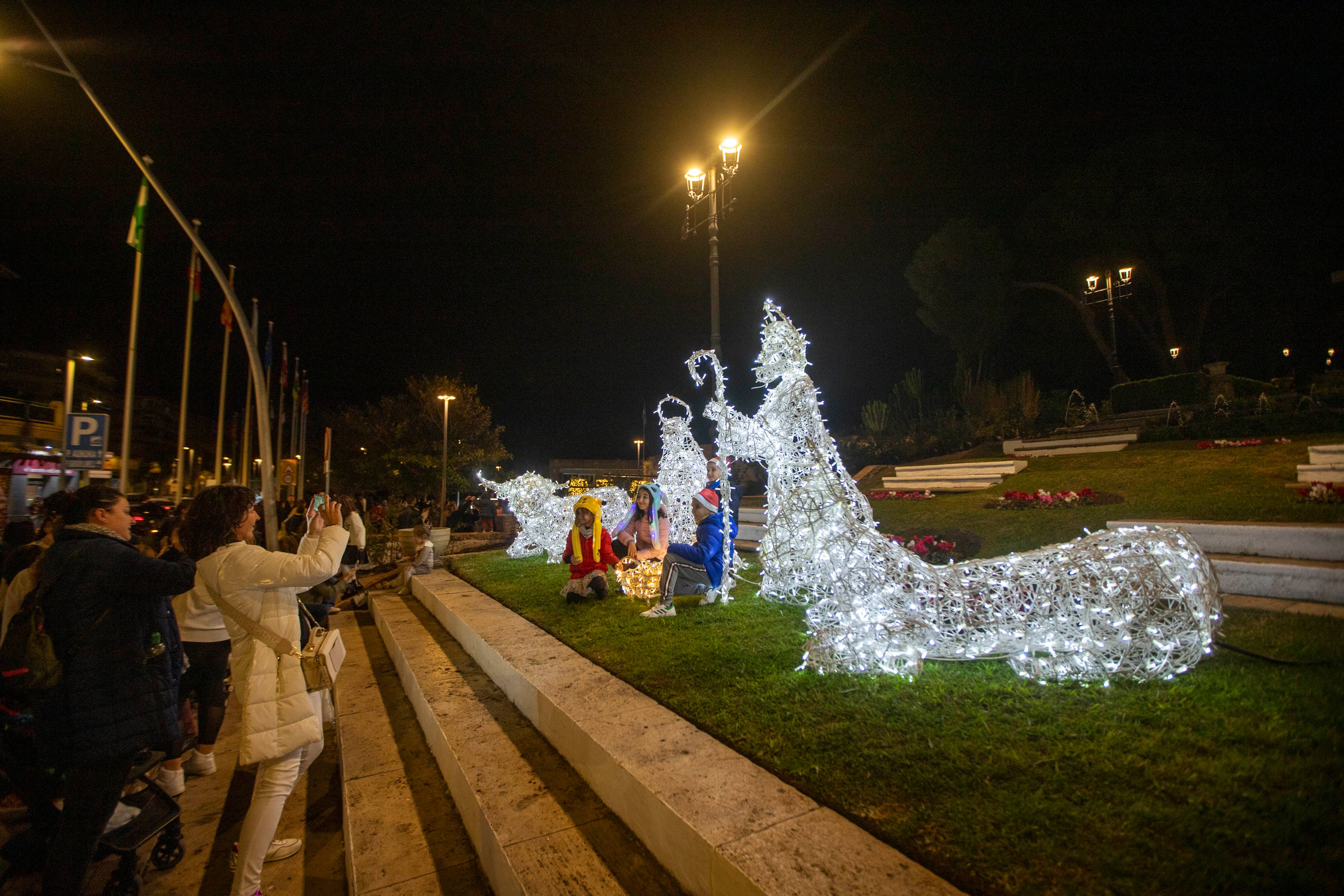 Las imágenes de la iluminación navideña de Motril