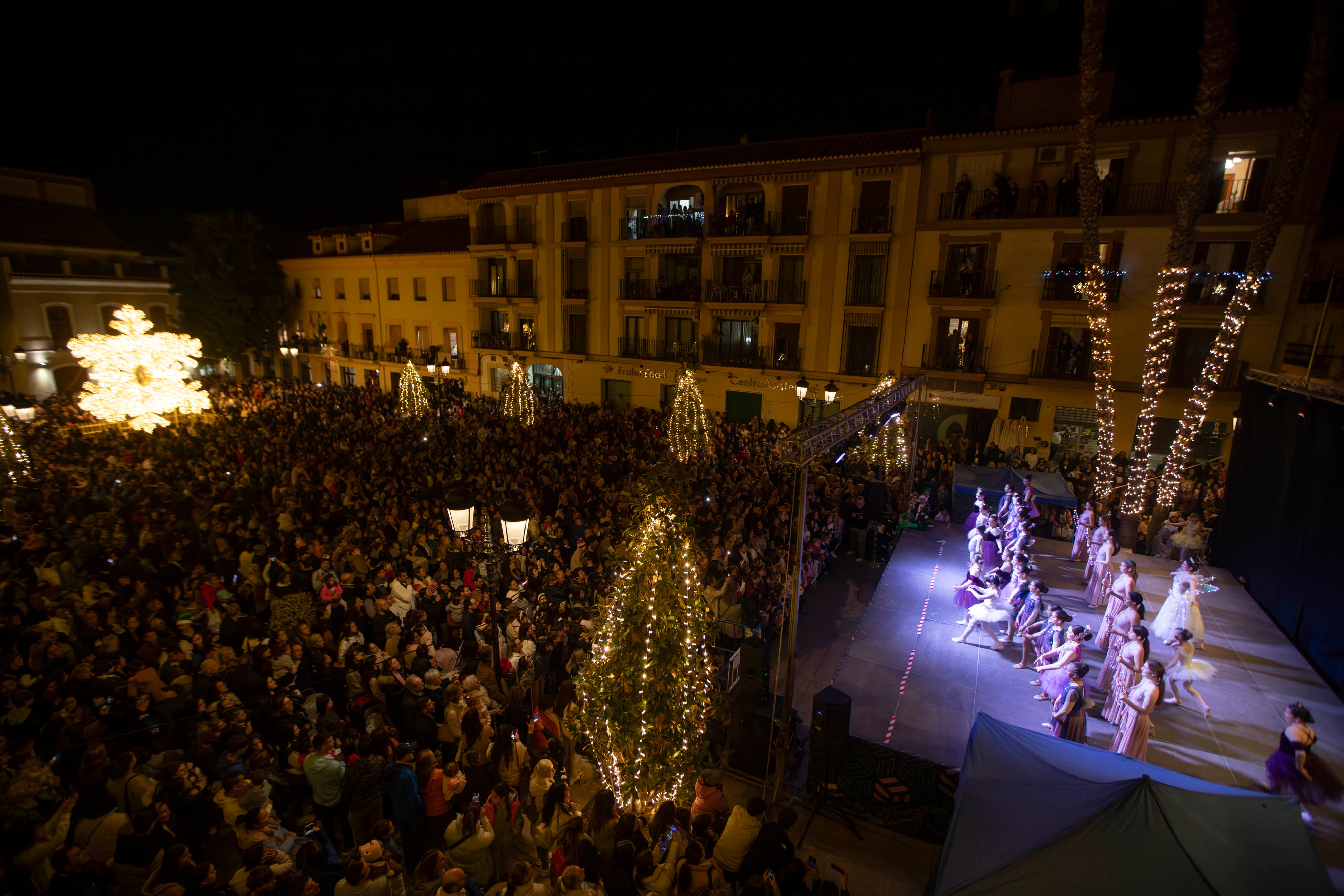 Las imágenes de la iluminación navideña de Motril