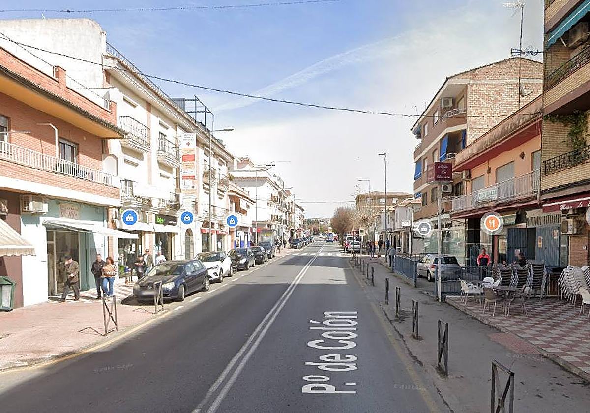 Calle en la que se han producido los hechos.