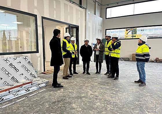 Obras en la Incubadora de Alta Tecnología, que se instala en Geolit.