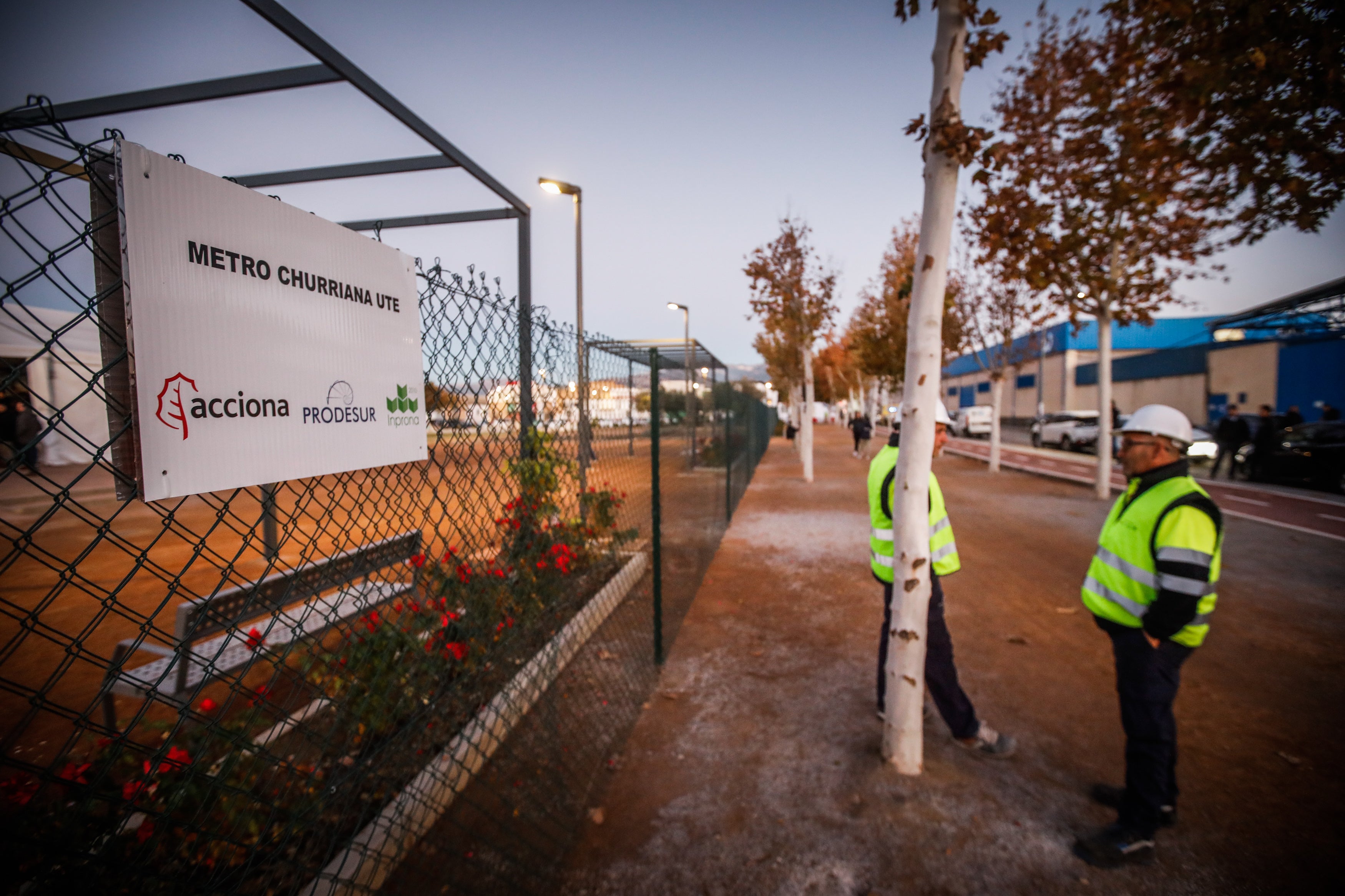 Las imágenes de la primera piedra de la ampliación del metro