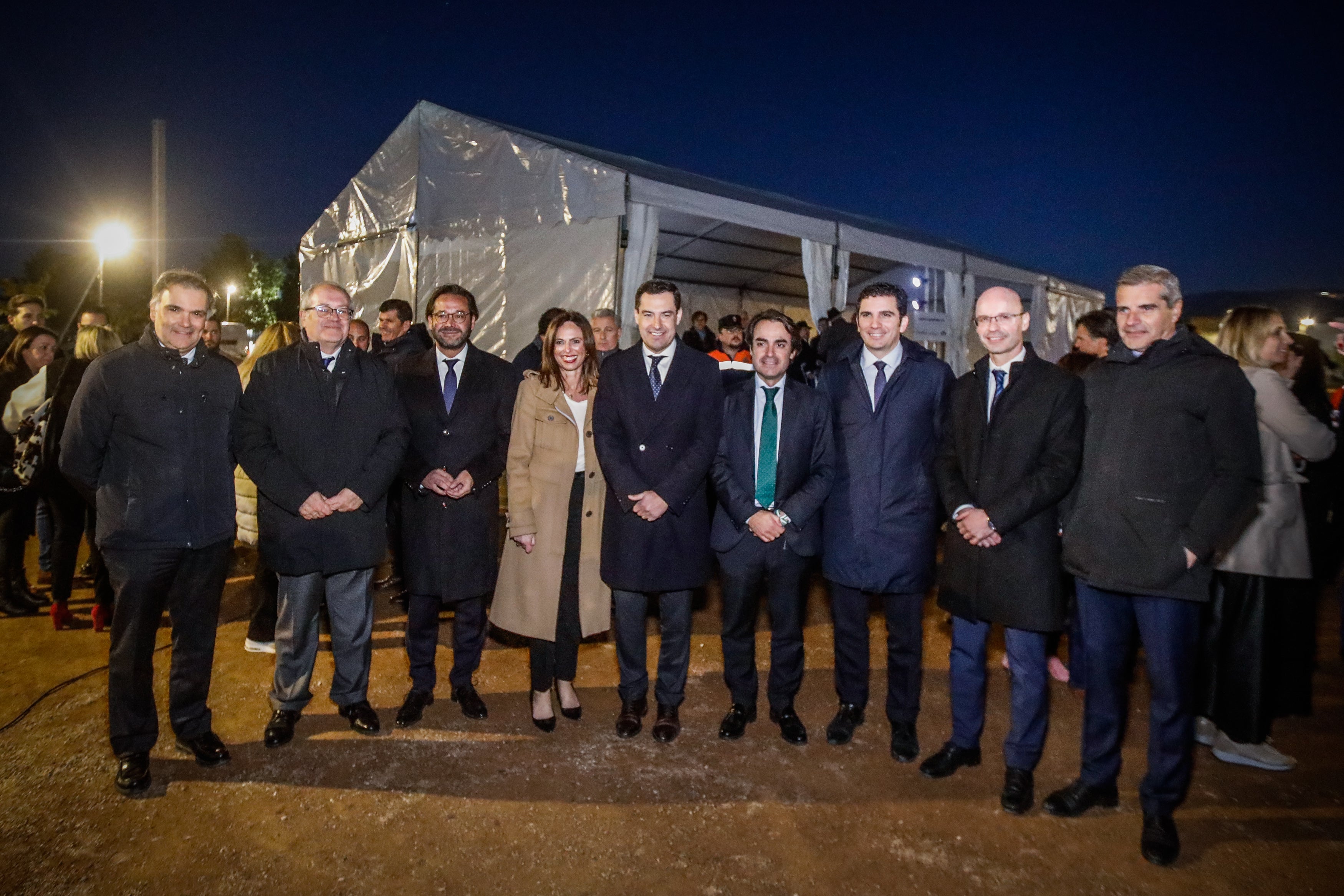 Las imágenes de la primera piedra de la ampliación del metro