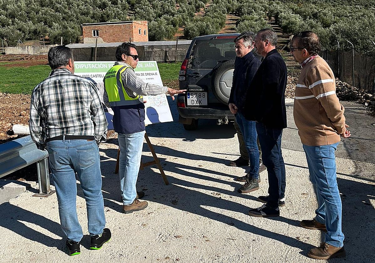 Visita de las obras en Castellar.