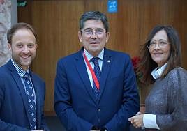 Erik Domínguez, Enrique Castro y Maribel Lozano.