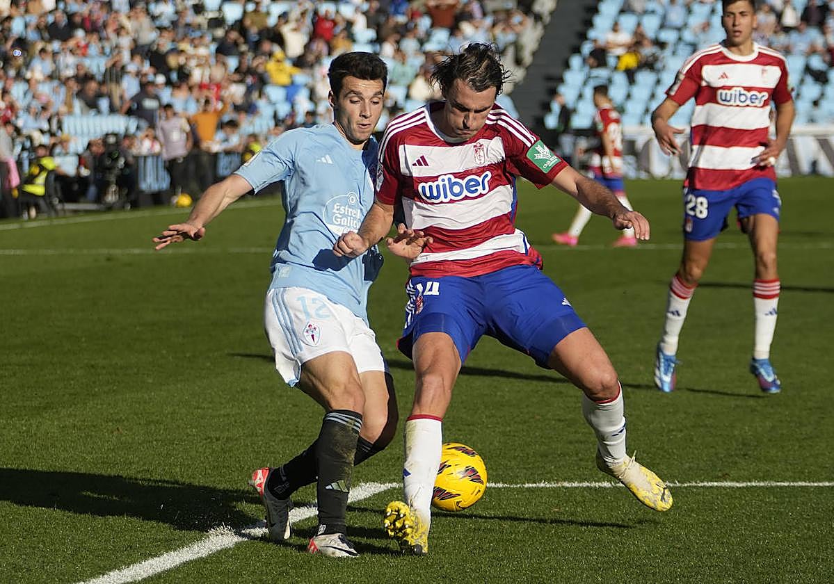 Ignasi Miquel, en una acción del partido.