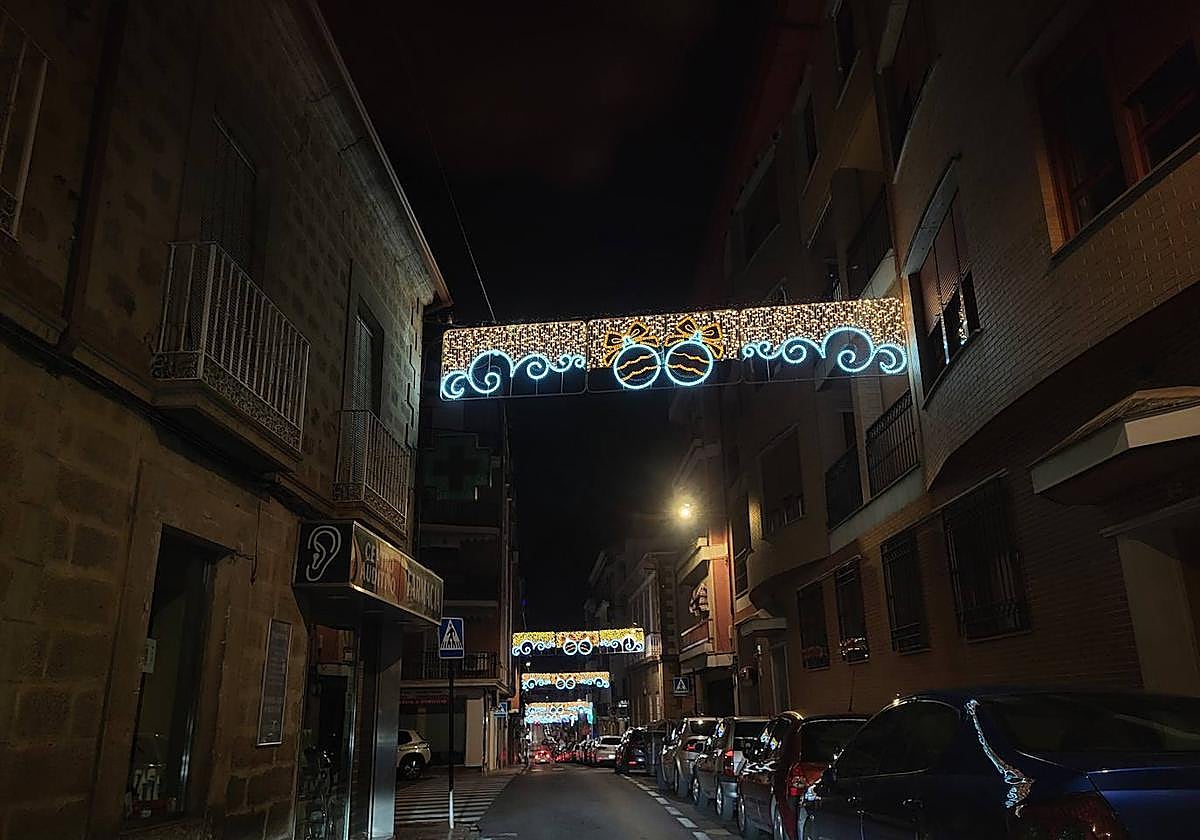 Calle Menéndez Pelayo de Linares.