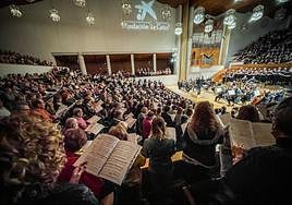 Un momento de la interpretación de 'El Mesías' de Haendel