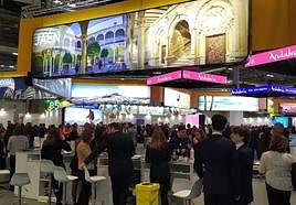 Estand de Andalucía, en Fitur, en una edición pasada.