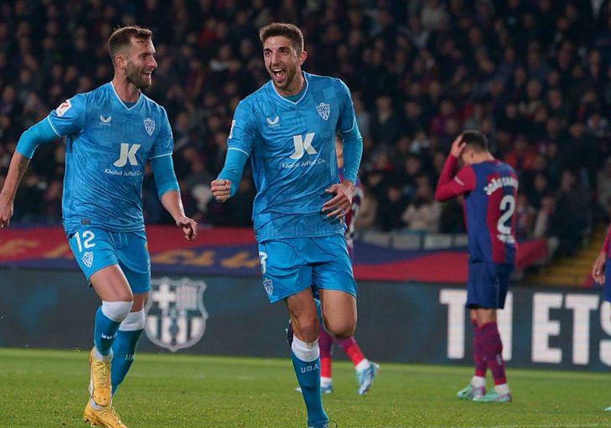 Leo Baptistao y Édgar González han anotado los dos últimos goles de la UD Almería en este 2023.