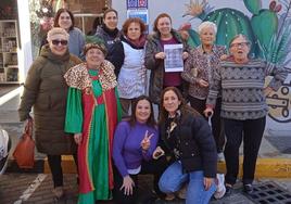 Celebración del Quinto Premio vendido en la Administración de Lotería de Gádor.