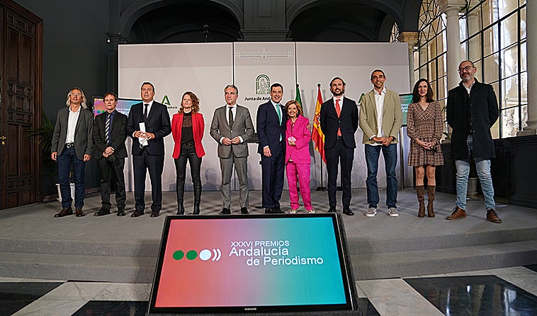 Un anterior acto de entrega de los Premios Andalucía de Periodismo.