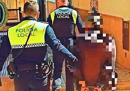 Imagen de archivo de una detención de la Policía Local.