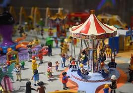 La muestra, compuesta por más de 10.000 figuras y más de 30.000 piezas en un espacio expositor de unos 45 metros cuadrados.