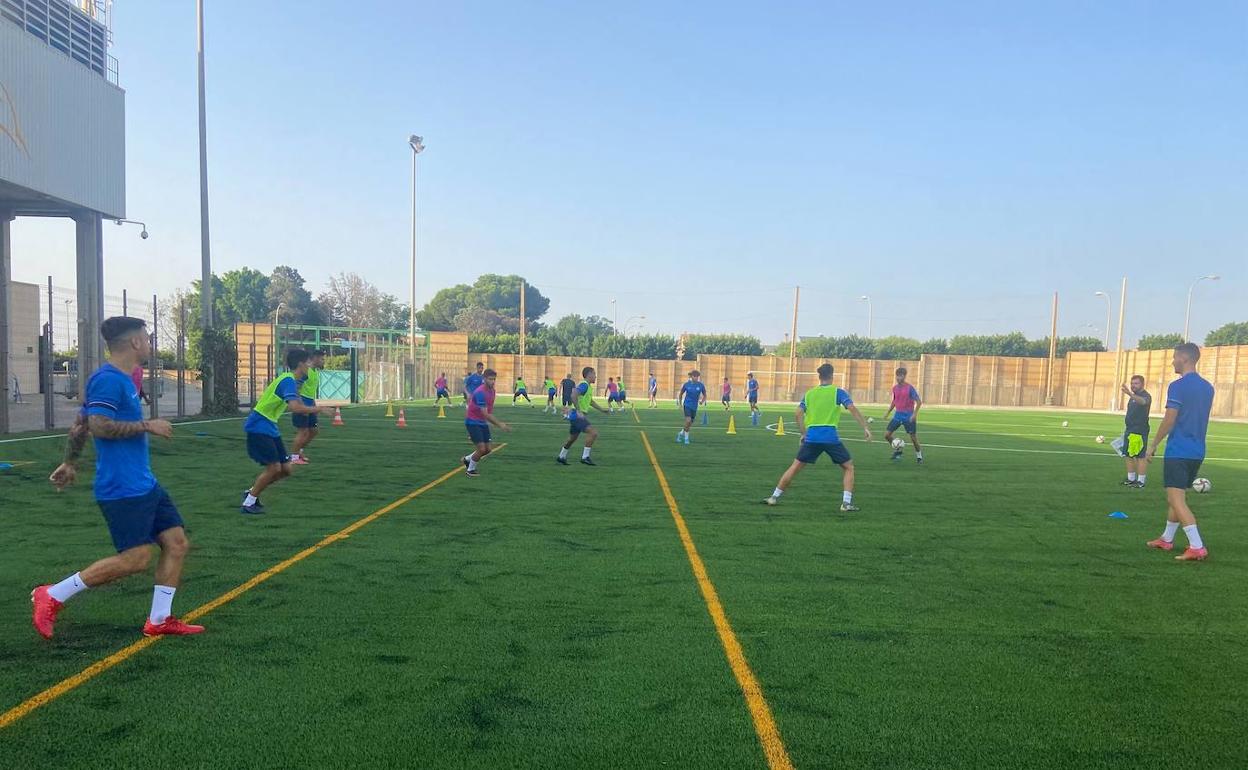 El equipo celeste trabajará para preparar la visita del Betis Dvo. el próximo domingo. 