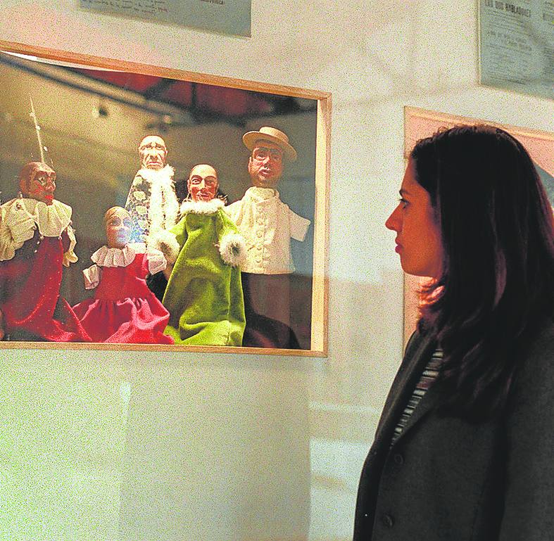 Títeres de Hermenegildo Lanz para la función de Reyes.