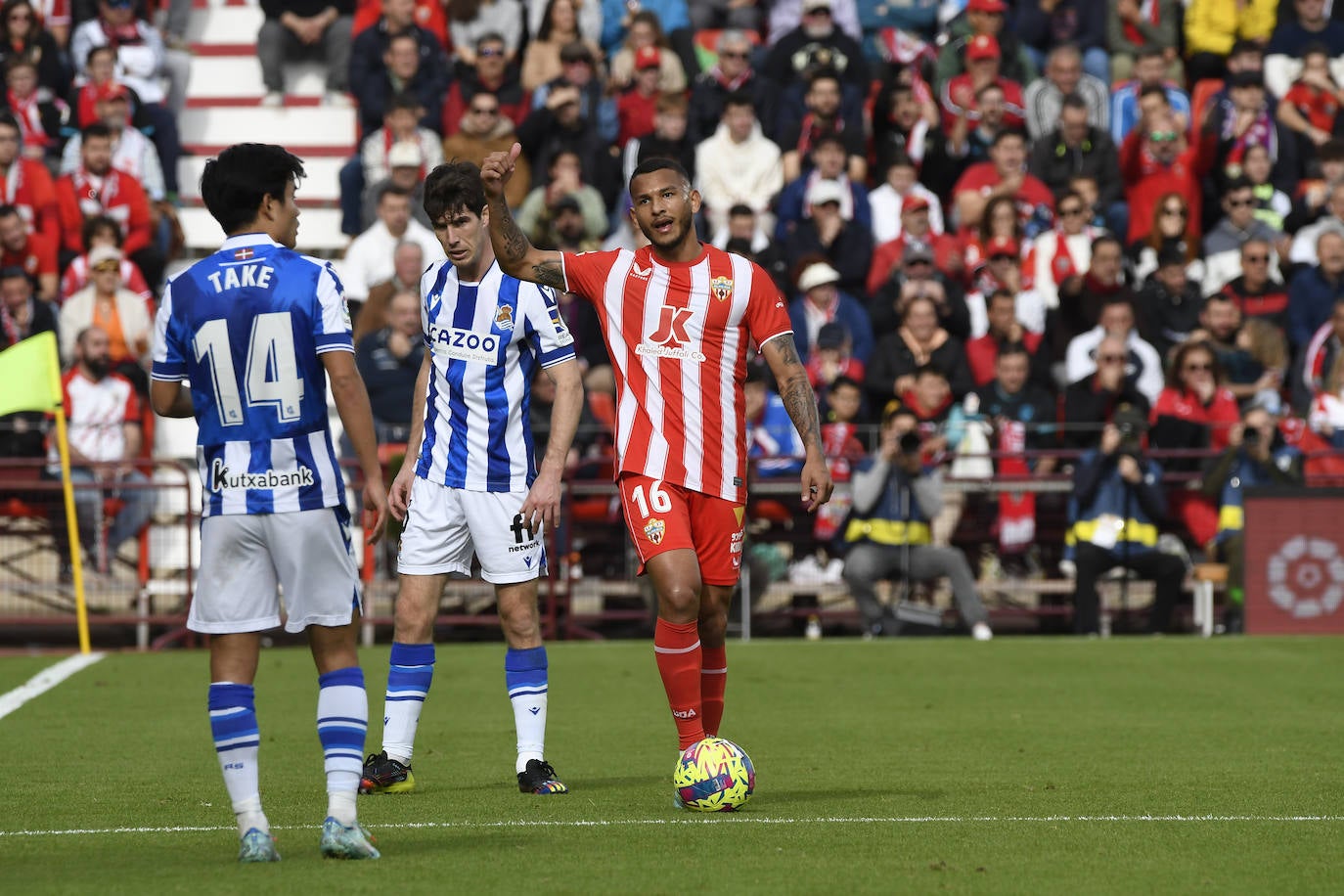 Las imágenes del Almería-Real Sociedad