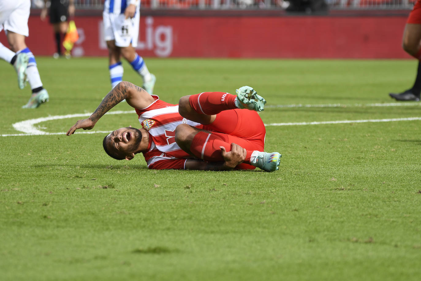 Las imágenes del Almería-Real Sociedad