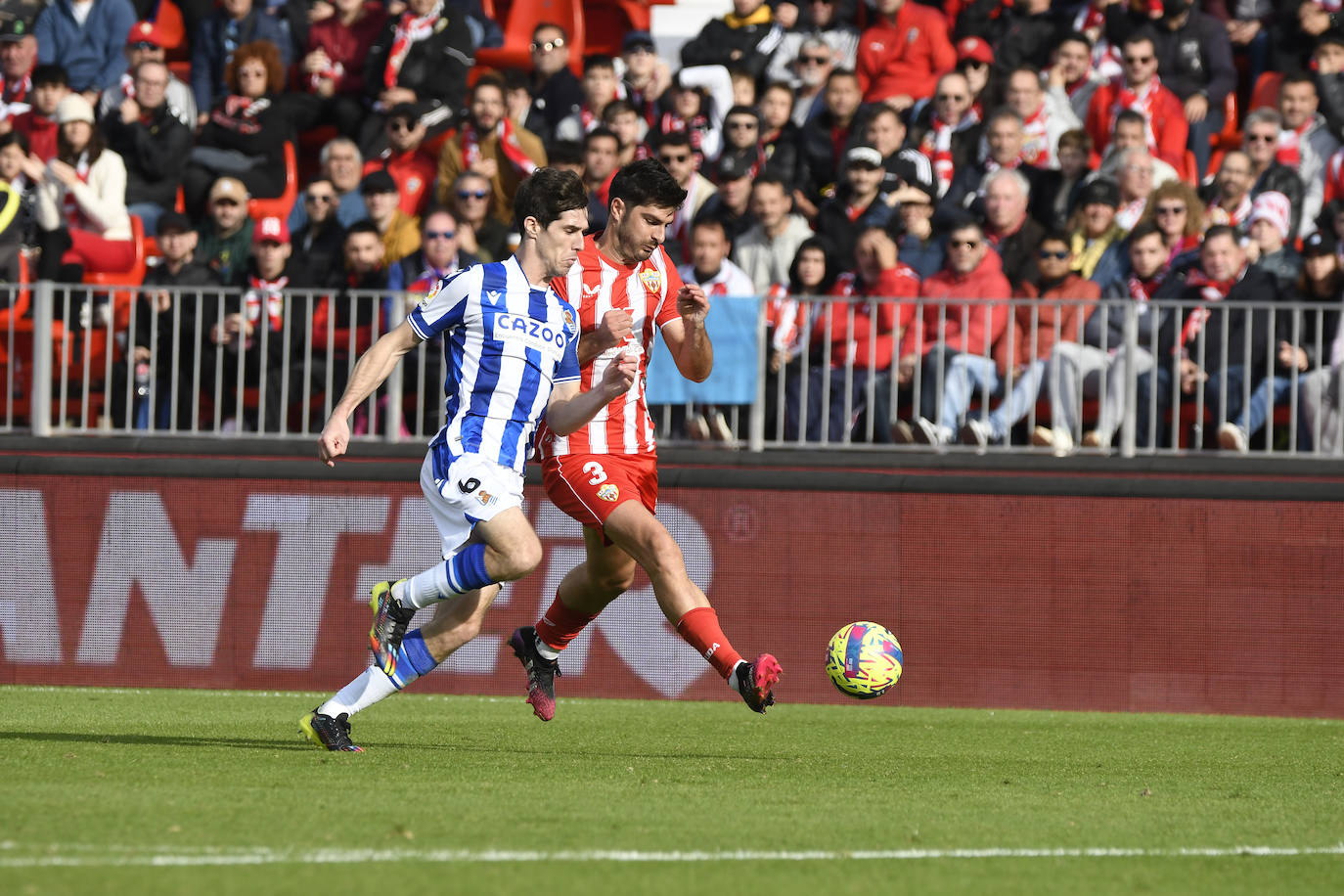 Las imágenes del Almería-Real Sociedad