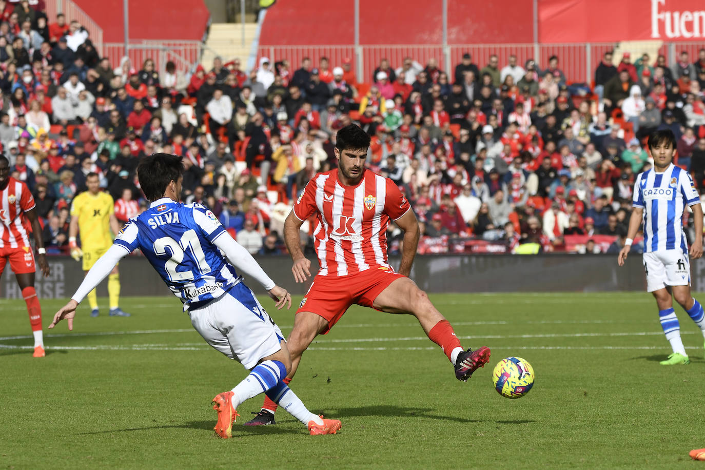 Las imágenes del Almería-Real Sociedad