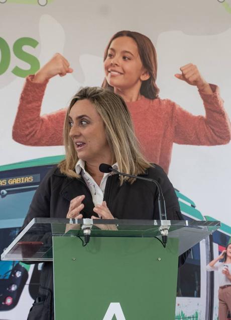 Imagen - Marifrán Carazo en la presentación de la amplicación del metro. / Alfredo Aguilar