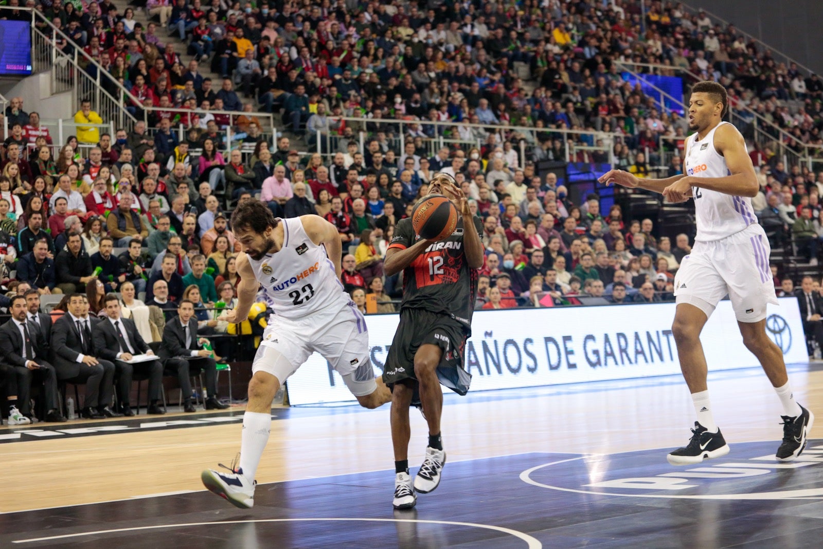 Las mejores imágenes del duelo disputado en el Palacio de los Deportes