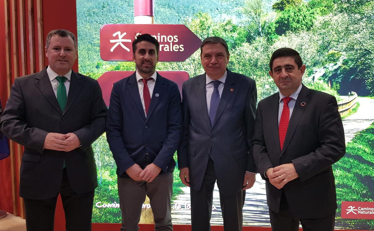 Pedro Bruno, José Alberto Rodríguez, Luis Planas y Francisco Reyes. 