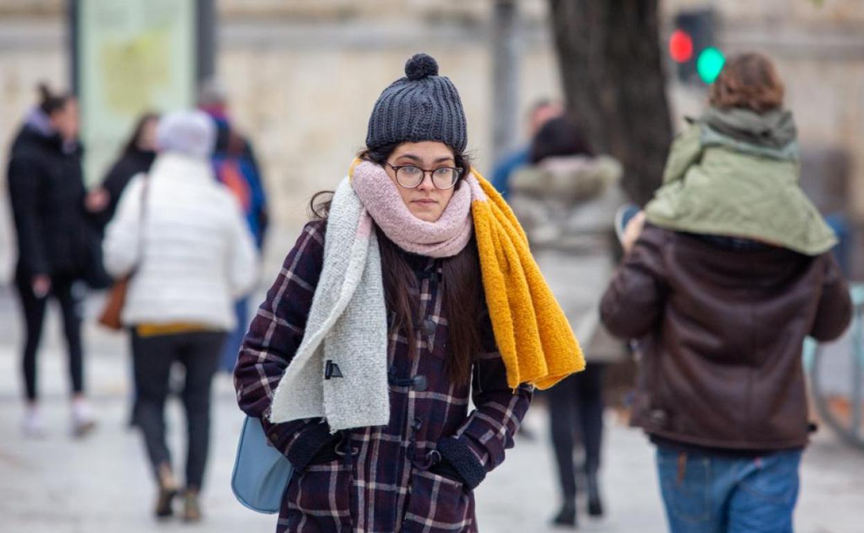 Frío este miércoles en Granada capital