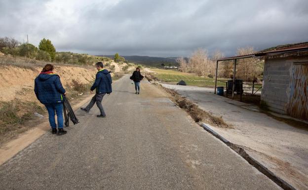 Imagen. En el lugar del crimen ocurrido en Jayena. 