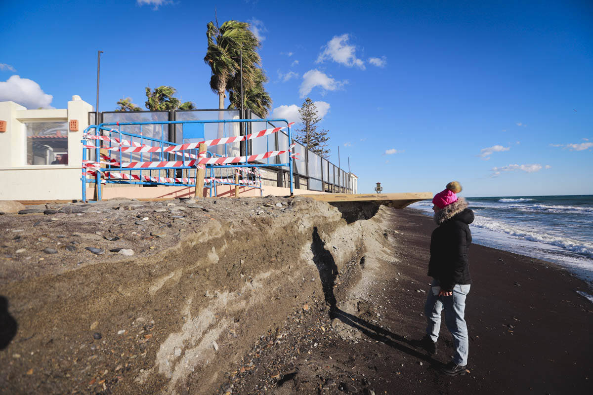 Fotos: El temporal destroza Playa Granada