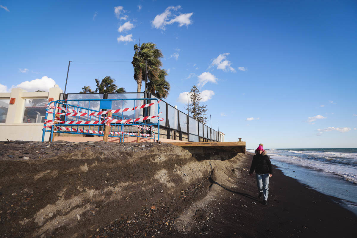 Fotos: El temporal destroza Playa Granada