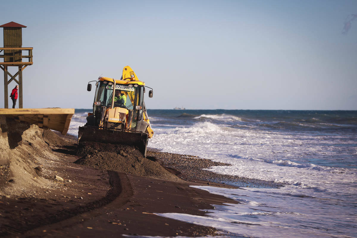 Fotos: El temporal destroza Playa Granada