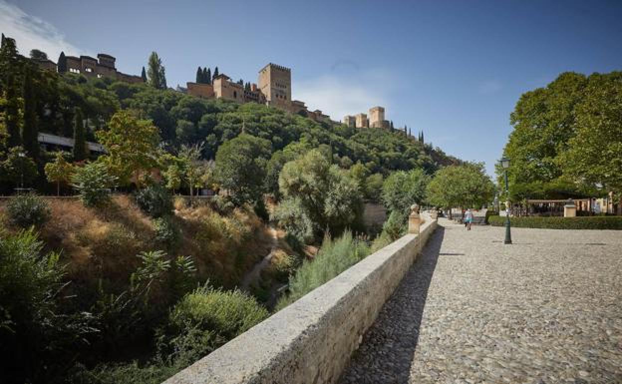 Zona por donde discurrirá el nuevo Paseo de Romayla. 