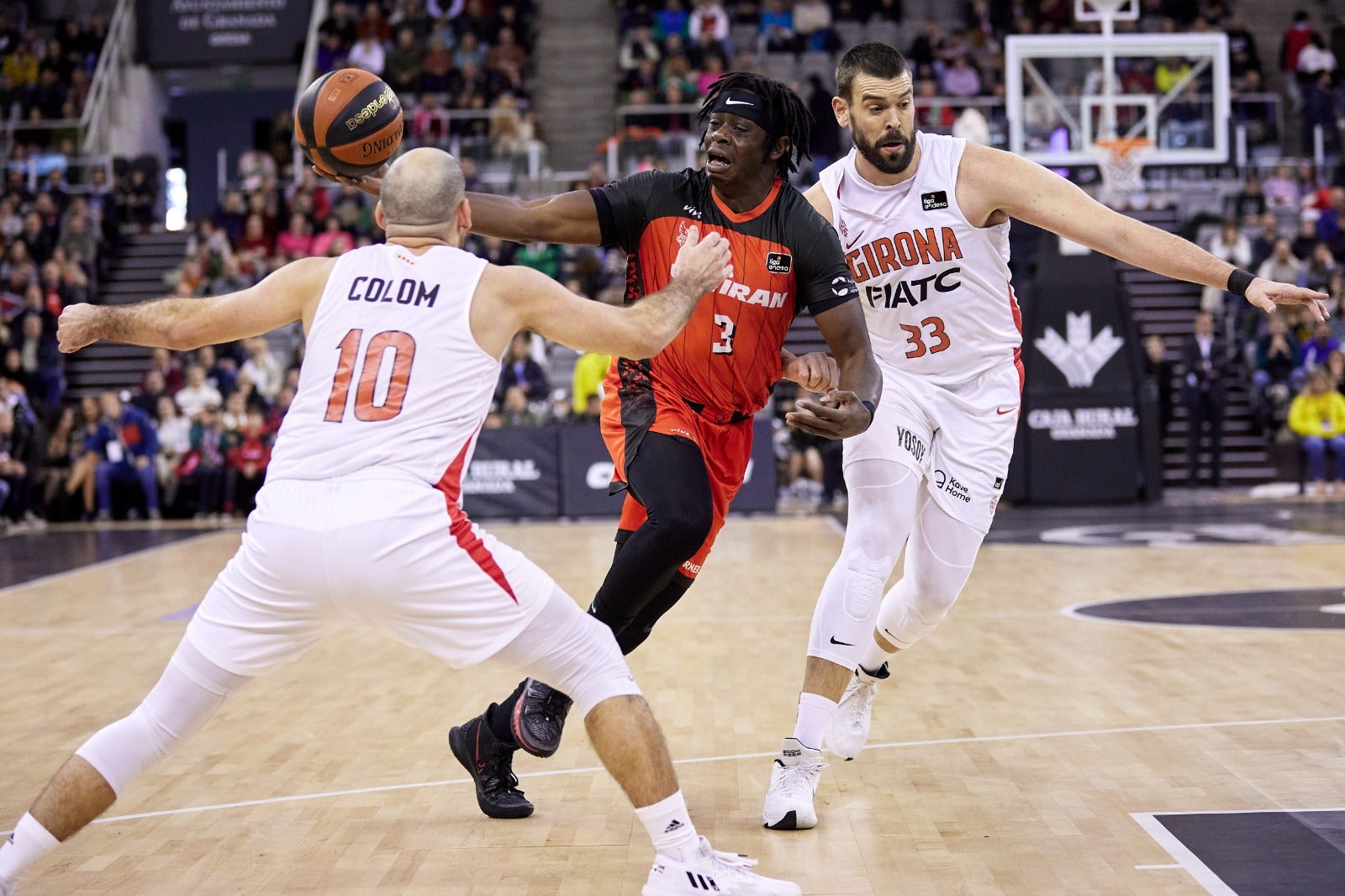 Las mejores imágenes del duelo disputado en el Palacio de los Deportes