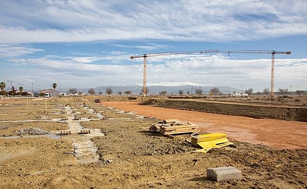 En directo | Primera piedra del edificio de investigación UGR-Dones en Escúzar