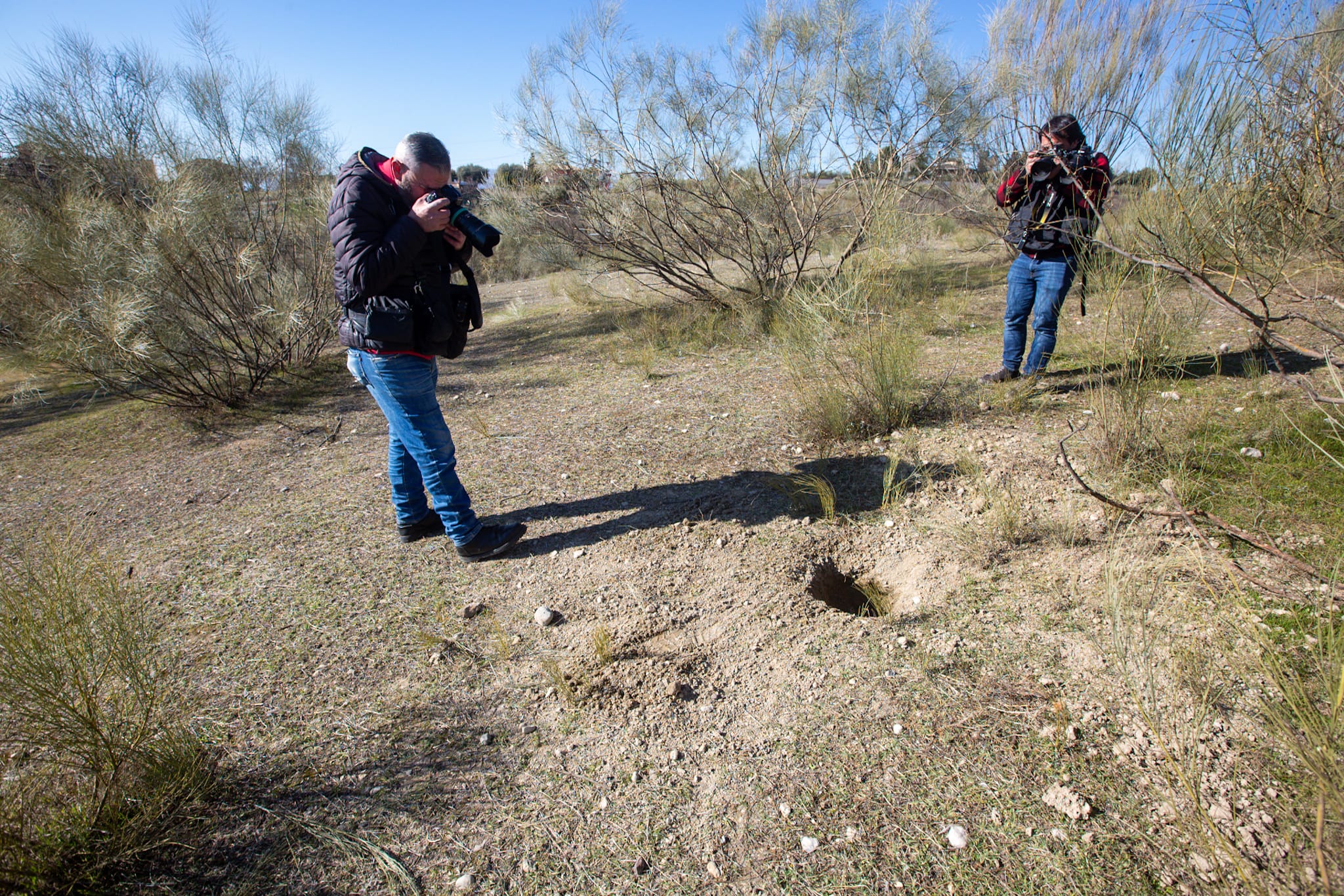Policía Nacional se ha desplazado al lugar de los hechos y ha acordonado el lugar