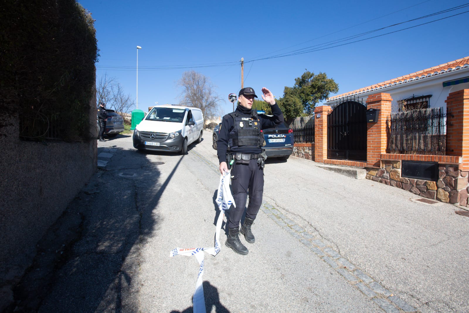 Policía Nacional se ha desplazado al lugar de los hechos y ha acordonado el lugar