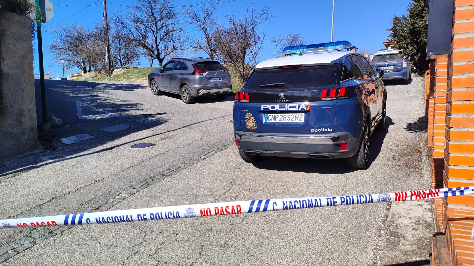 Policía Nacional se ha desplazado al lugar de los hechos y ha acordonado el lugar
