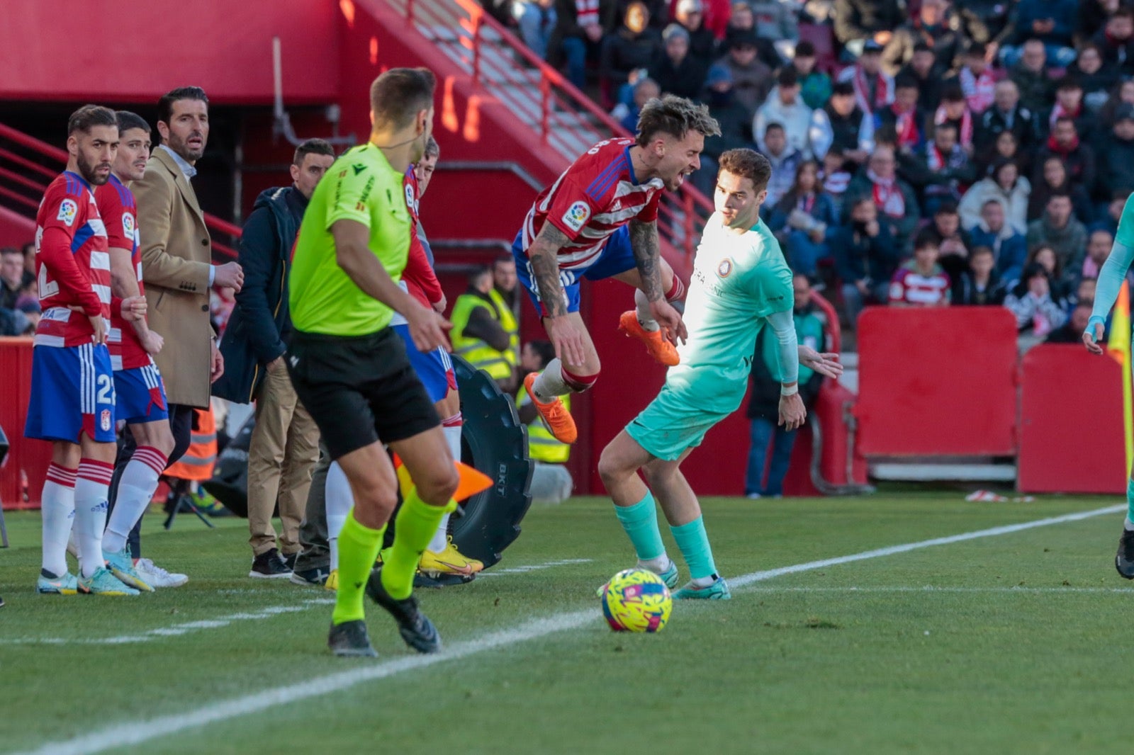 Las mejores imágenes del partido disputado en Los Cármenes