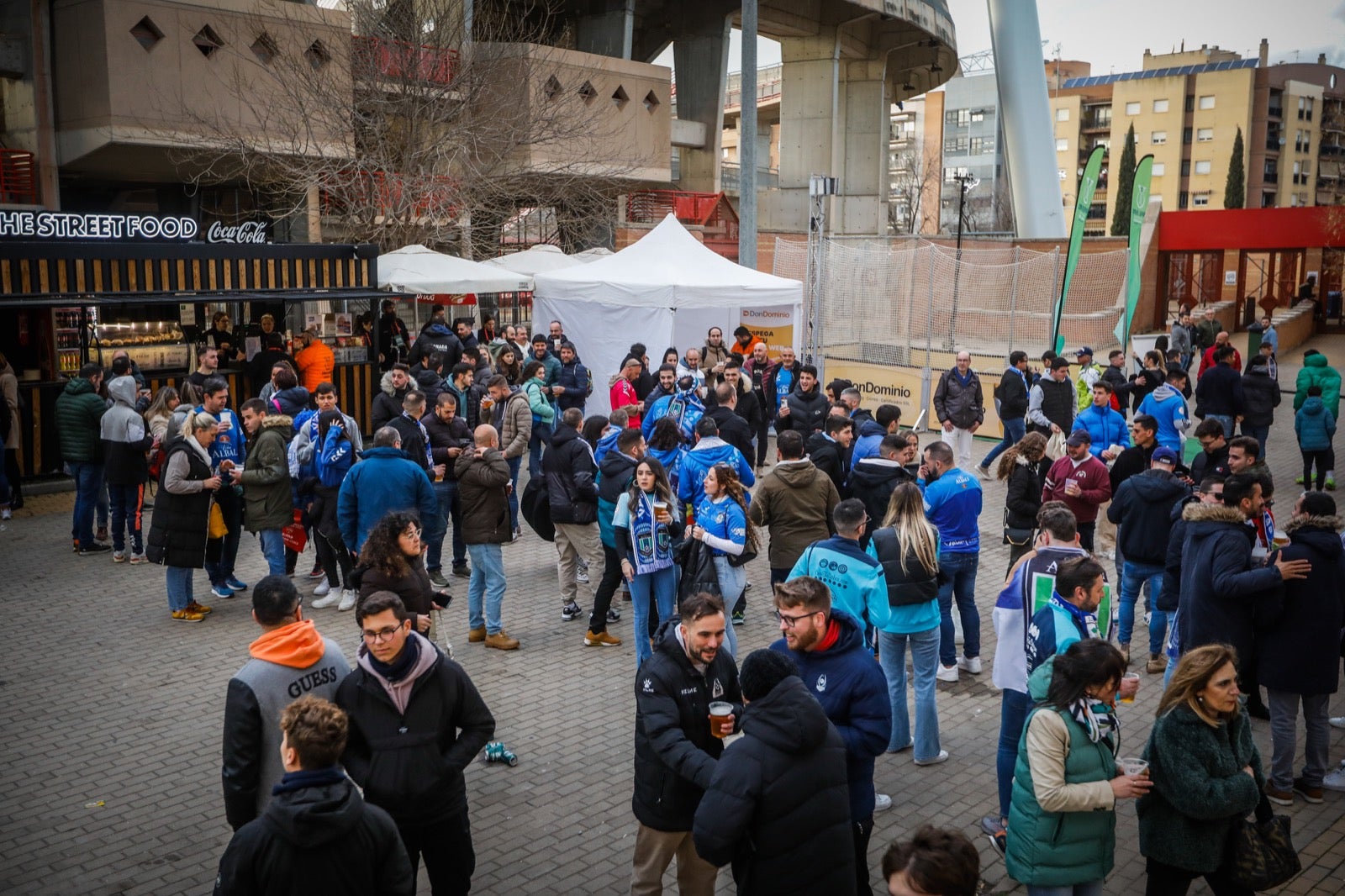 Momento del primer encuentro de la Copa de España, disputado entre el Barcelona y el Viña Albali de Valdepeñas.