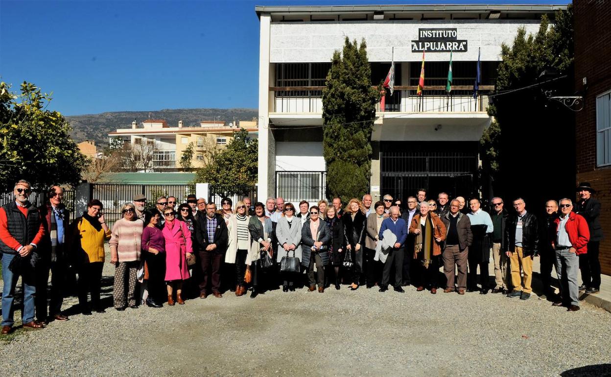 Reencuentro de antiguos alumnos de Instituto de Órgiva medio siglo después