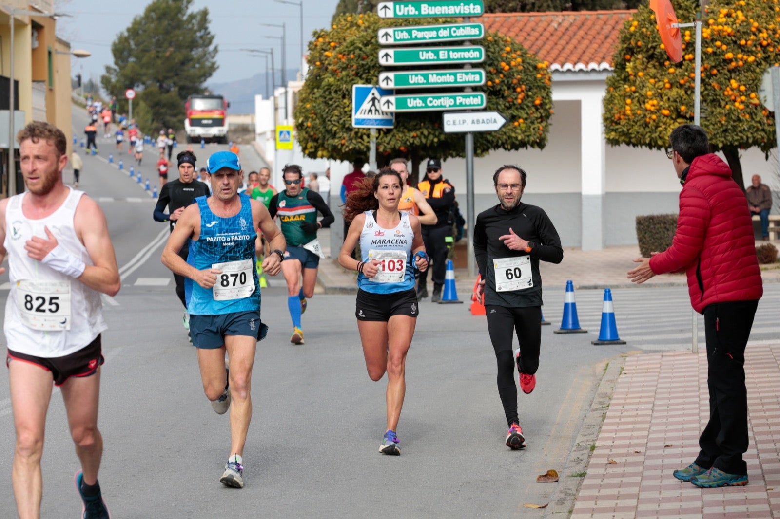 ientos de corredores participan en una de las grandes pruebas del Gran Premio de Fondo Diputación de Granada