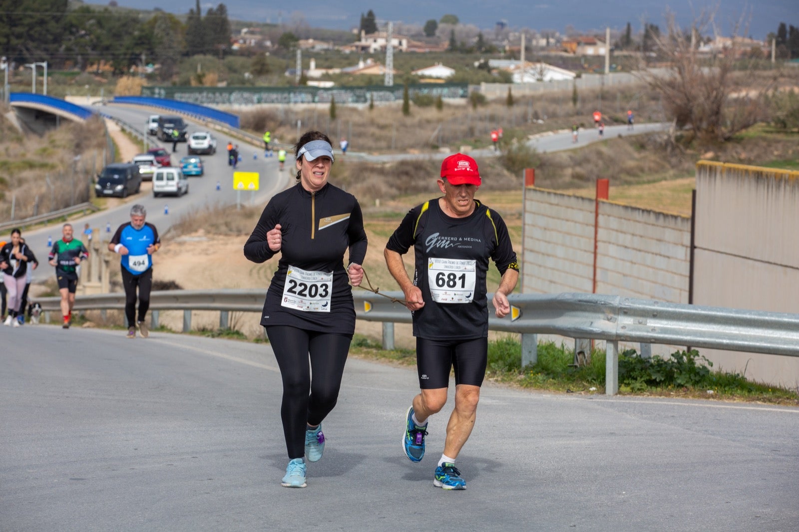 ientos de corredores participan en una de las grandes pruebas del Gran Premio de Fondo Diputación de Granada