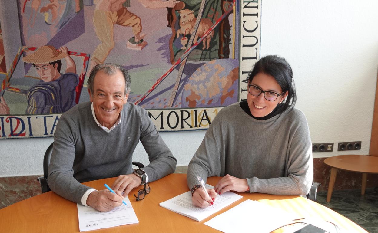 Firma del convenio para la subida salarial de los trabajadores del Palacio de Congresos. 